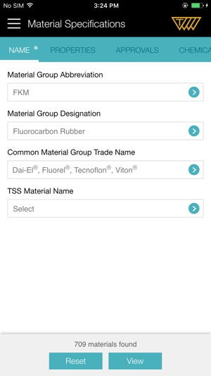 Sealing Materials Selector