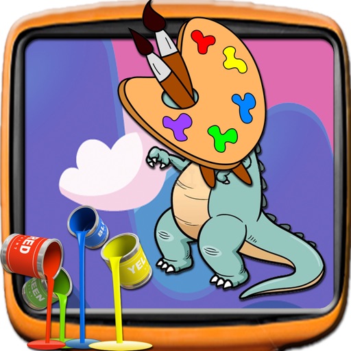 Draw Games Dino Version Icon