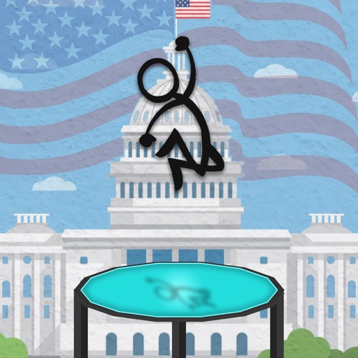 Trump Jump n Flip on Trampoline Trumpoline Tricks iOS App