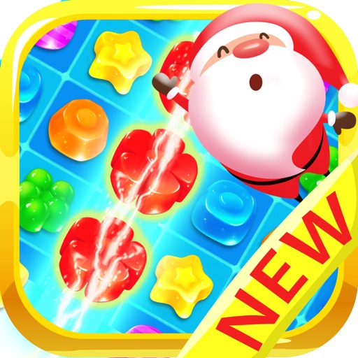 Candy Gems Christmas - Match 3 Lollipop Puzzle