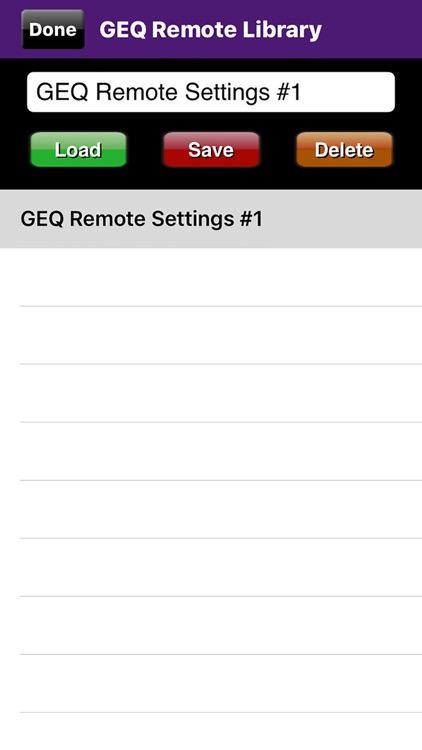 GEQ Remote