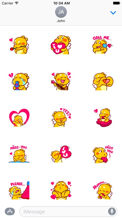 Golden Cupid Sticker