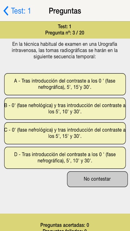 Técnico Radiodiagnóstico Test screenshot-3