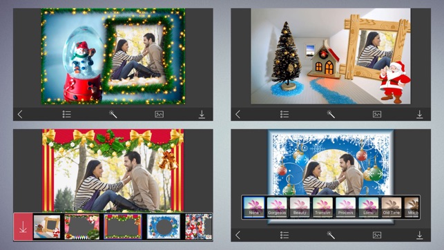 Christmas Holiday Photo Frames & Creative Design(圖2)-速報App