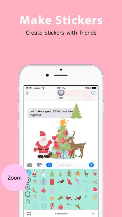 How to cancel & delete Snow Sticker Maker, winter stickers & 2017 sticker from iphone & ipad 2