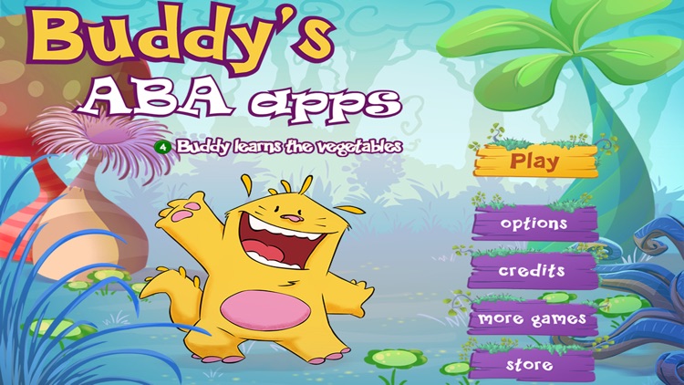 Learn the vegetables - Buddy’s ABA Apps
