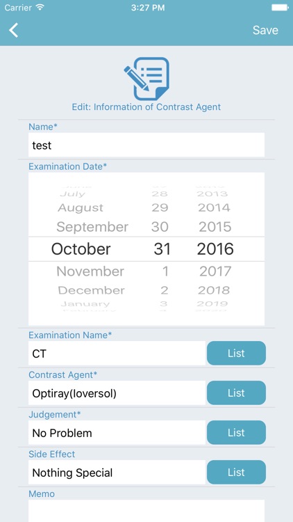 Management of Contrast Agent screenshot-3