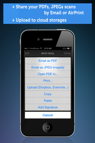 Doc Scanner + OCR Free: PDF scanner to scan document, receipt, photo screenshot 3