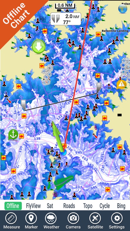 Lake Murray South Carolina HD - GPS fishing chart