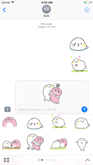 Cute Seal - Animated Stickers And Emoticons(圖2)-速報App