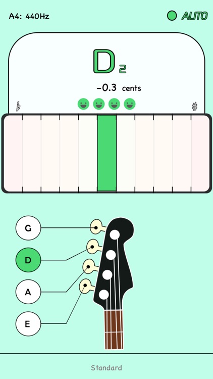 Bass guitar tuner Free
