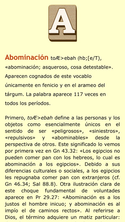 Diccionario Hebreo Biblico