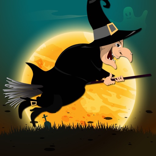 Crazy Witch Ride Icon