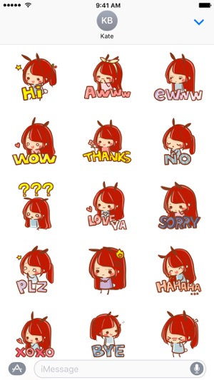 Nini Bunny Series One − NHH Stickers(圖3)-速報App