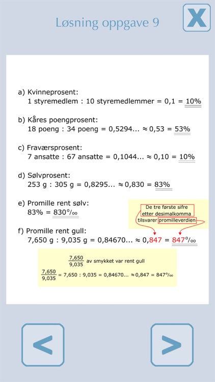 Prosent - Prosentregning med oppgaver og løsninger