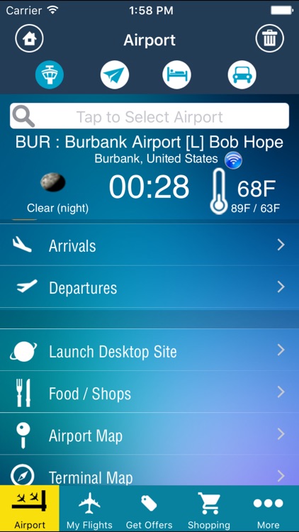 Burbank Airport Pro (BUR) + Flight Tracker