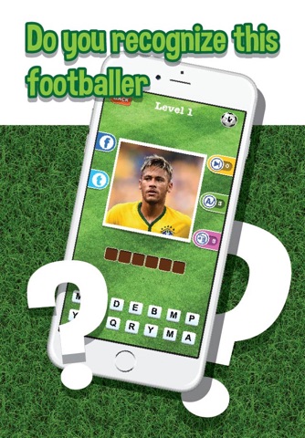 Guess who's the football players quiz app - Top footballer stars trivia game for real soccer fan screenshot 2