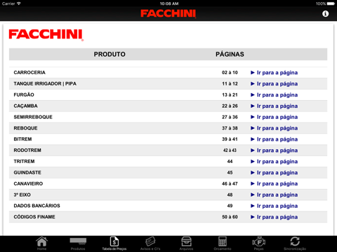 Facchini Mobile screenshot 2