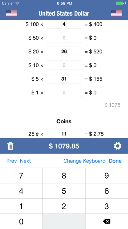 Cash Calculator - Money Counter
