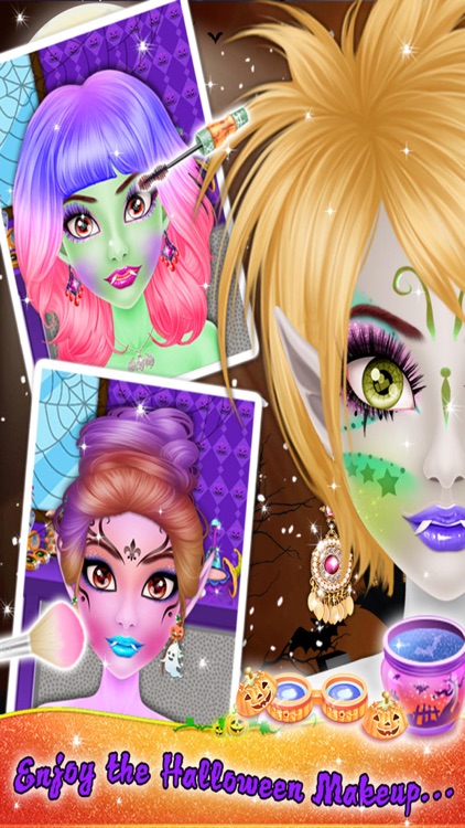 Crazy Halloween Spa Salon - Kids game for girls screenshot-3