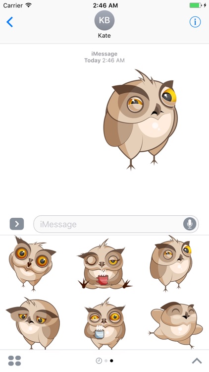 Chubby Owls Stickers