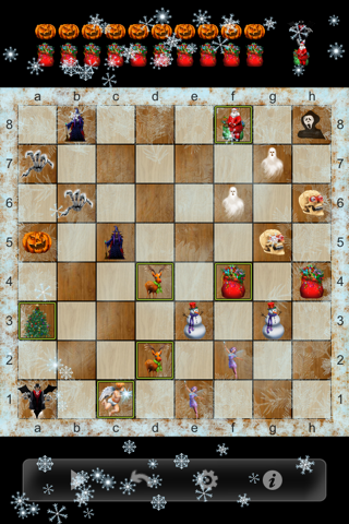 Christmas vs Halloween Draughts screenshot 4