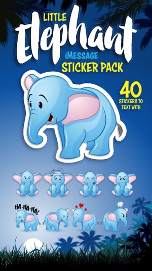 Elephant Animal Stickers(圖1)-速報App