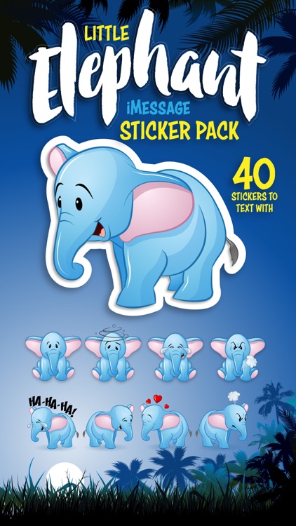 Elephant Animal Stickers