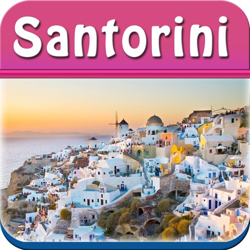 Santorini Island Offline Travel Guide icon