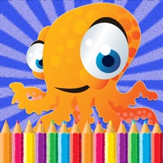 Activities of Sea Animal Coloring Pages Kids Painting Game