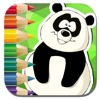 Kids Special Panda Game Coloring Page Free Version