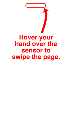 ‎Air Swipe - Swipe the screen without touching it Screenshot