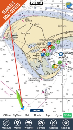 Rhode Island to Maine HD chart