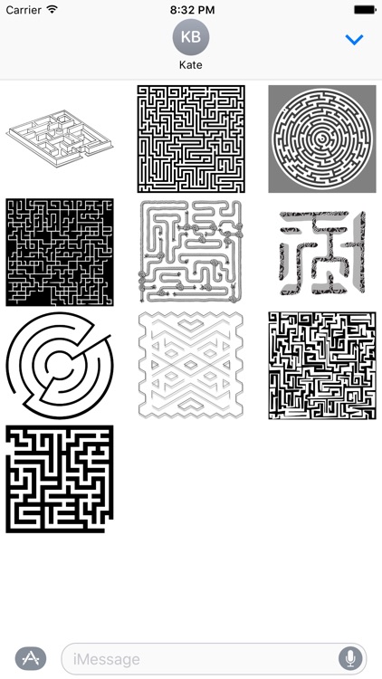 Maze Stickers