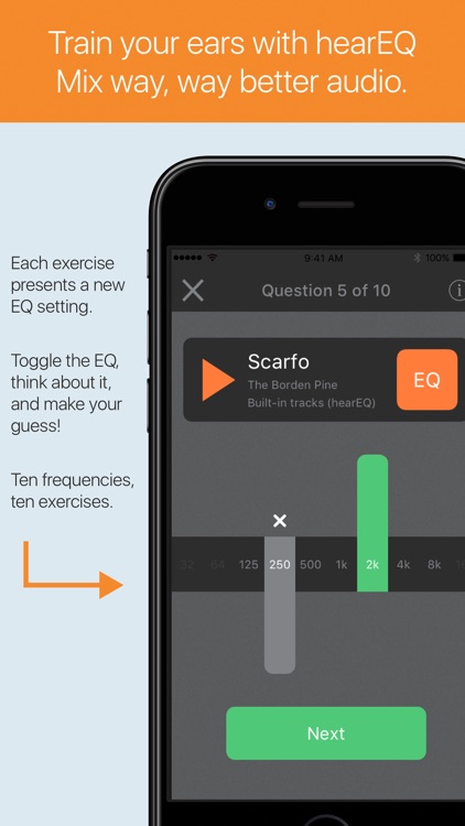 hearEQ: Ear training for musicians and engineers