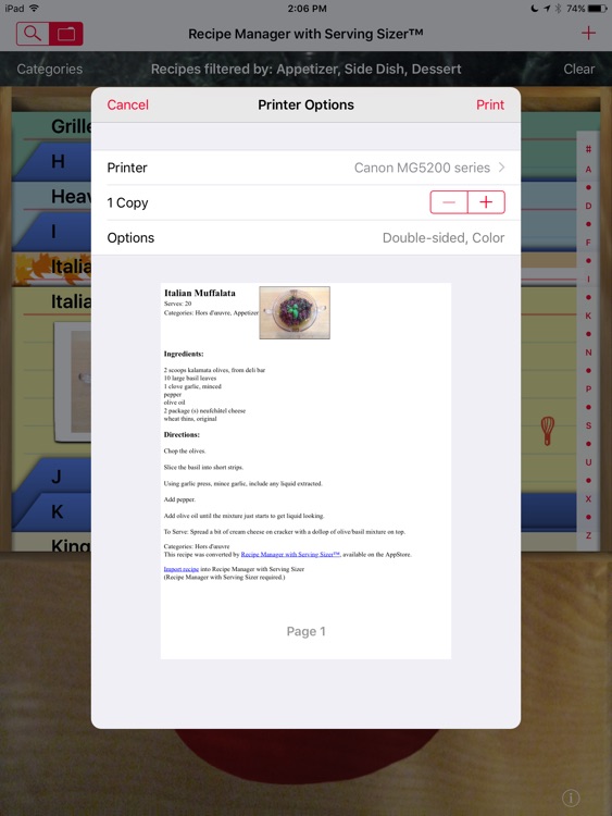 Recipe Manager with Serving Sizer screenshot-4