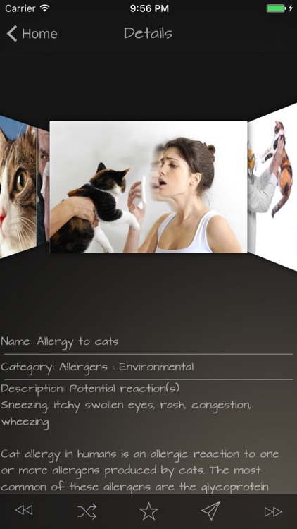 List of Allergens Details