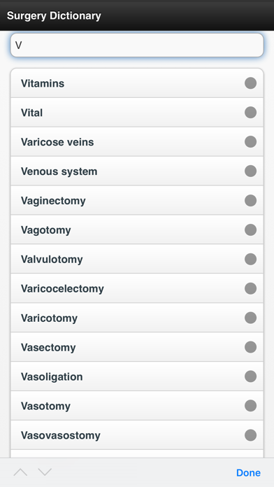 How to cancel & delete Surgery Dictionary Offline from iphone & ipad 1