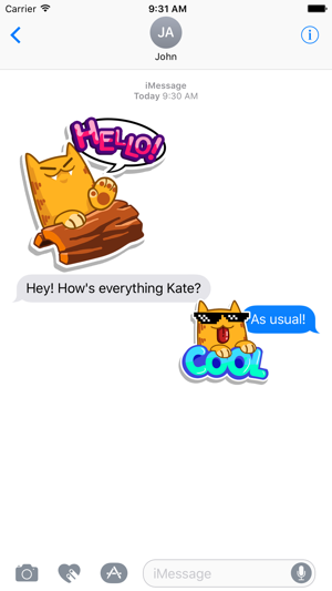 Splashy Cats Stickers(圖5)-速報App