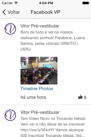 Vitor Pré-Vestibular screenshot 2