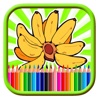 Coloring Page Amazing Big Banana Draw Game Version