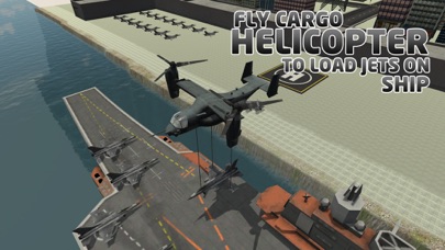 How to cancel & delete Jet Transporter Ship Simulator – Load army cargo aircrafts & sail ferry boat from iphone & ipad 1