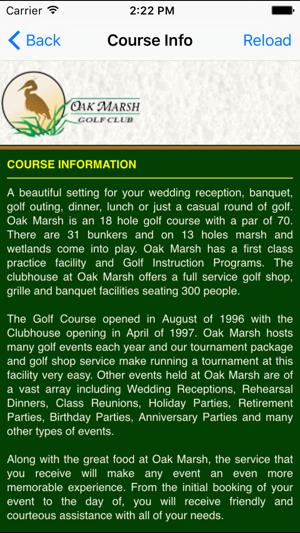 Oak Marsh Golf Club(圖4)-速報App