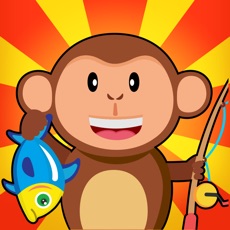 Activities of Monkey Fishing Catch Big Fish Game For Kids