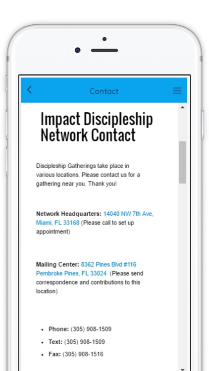 Impact Discipleship Network