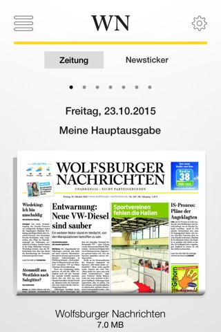 Wolfsburger Nachrichten ePaper screenshot 3