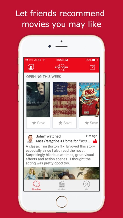 Popcorn - Movies, Social Reviews