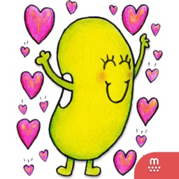 Just Bean Happy: #1 English and Japanese stickers