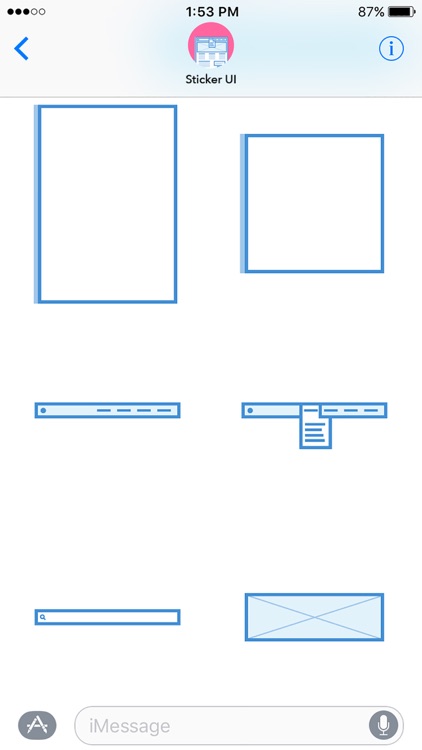 Sticker UI
