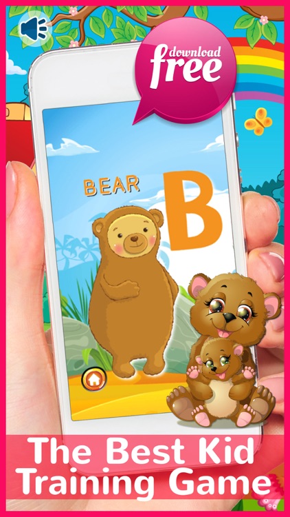 ABC Animals Flashcards Preschool English Learning